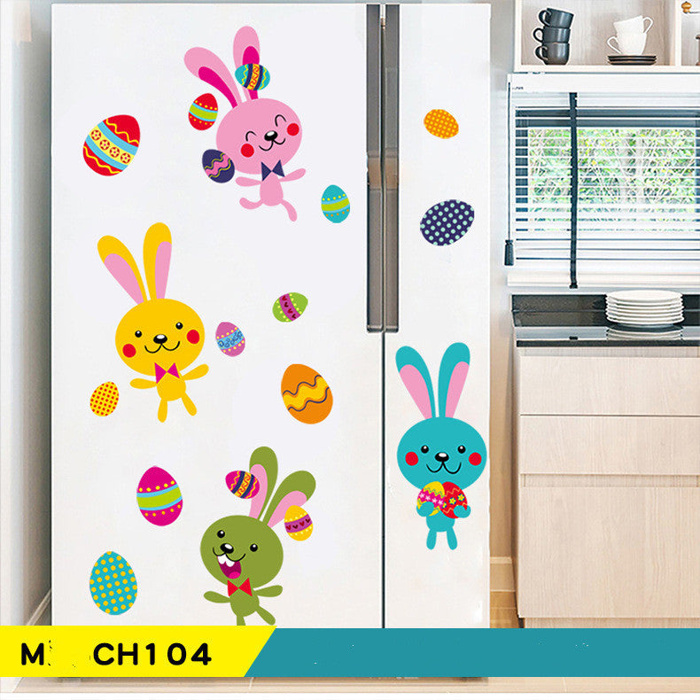 Easter Themed Glass Stickers
