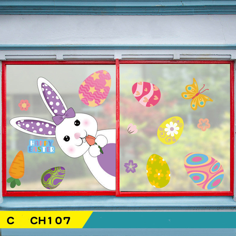 Easter Themed Glass Stickers