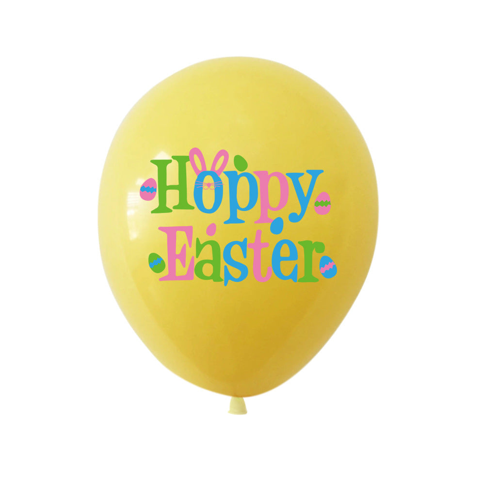 Egg Easter Rubber Balloons