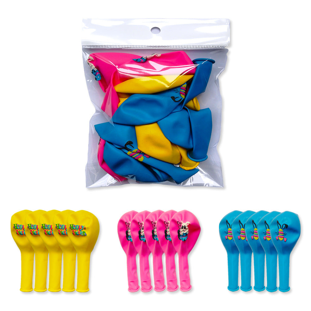 Egg Easter Rubber Balloons