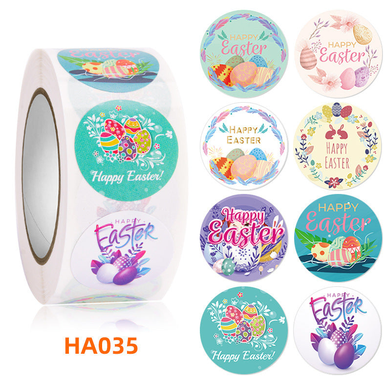 Easter Themed Reusable Stickers