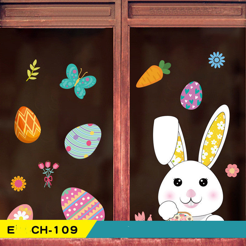 Easter Themed Glass Stickers