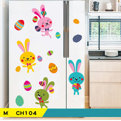 Easter Themed Glass Stickers