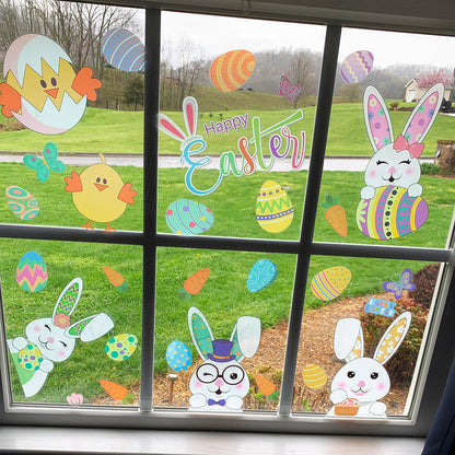 Easter Themed Glass Stickers