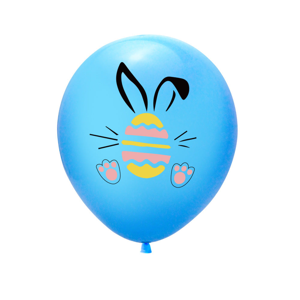 Egg Easter Rubber Balloons
