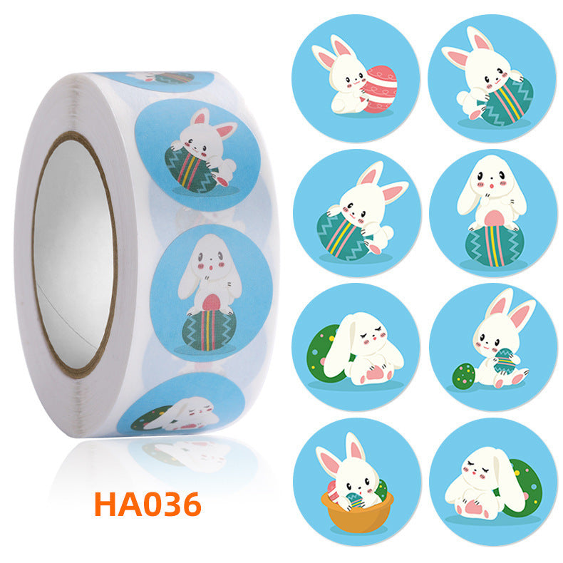 Easter Themed Reusable Stickers
