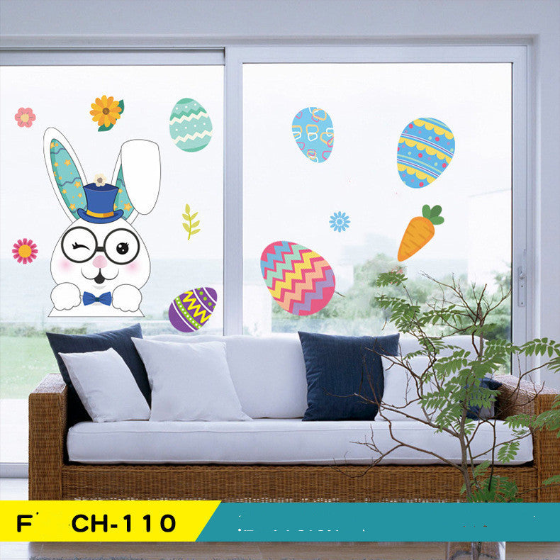 Easter Themed Glass Stickers