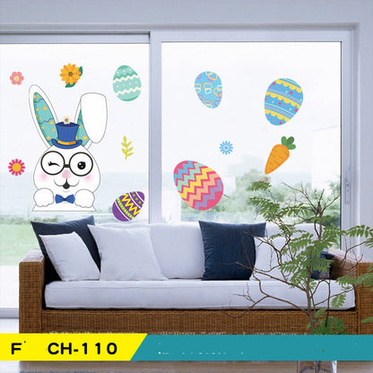 Easter Themed Glass Stickers