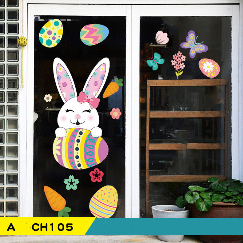 Easter Themed Glass Stickers