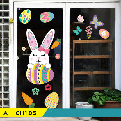 Easter Themed Glass Stickers
