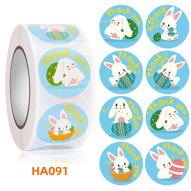 Easter Themed Reusable Stickers