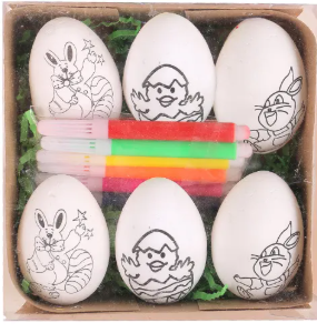 Easter DIY Hand-painted Eggs