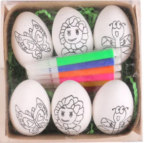 Easter DIY Hand-painted Eggs